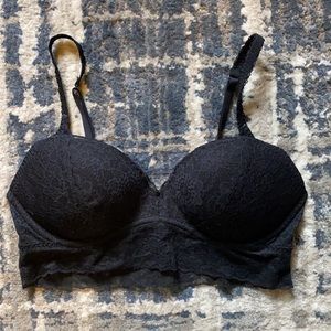 VS Pink Push-up Lace Bralette